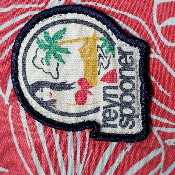 REYN Spooner mens red and white trunks. Size 40. Tie front snd 3 pockets i - Picture 2 of 9